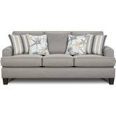 Sofa in Jitterbug Flax Fabric